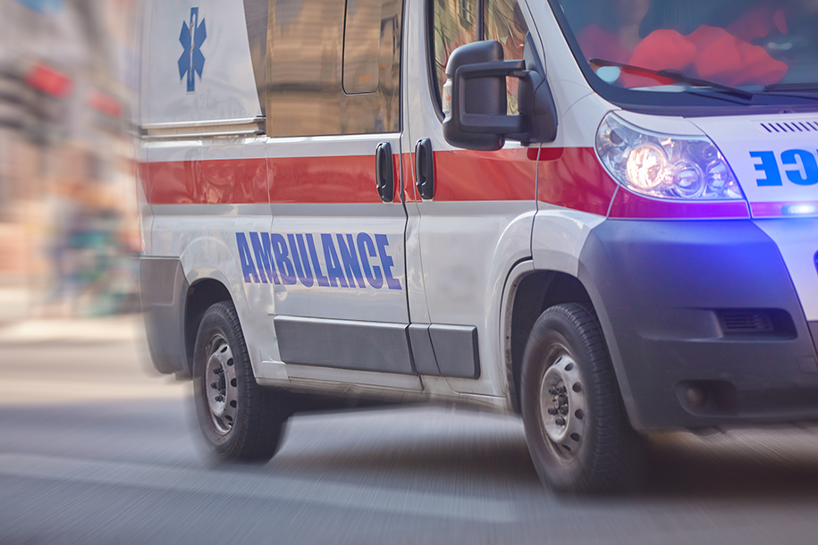Ambulance près de Drancy